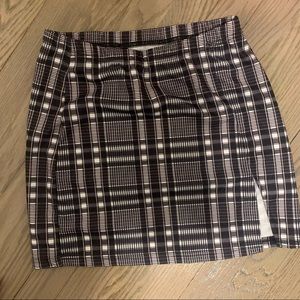 Plaid skirt